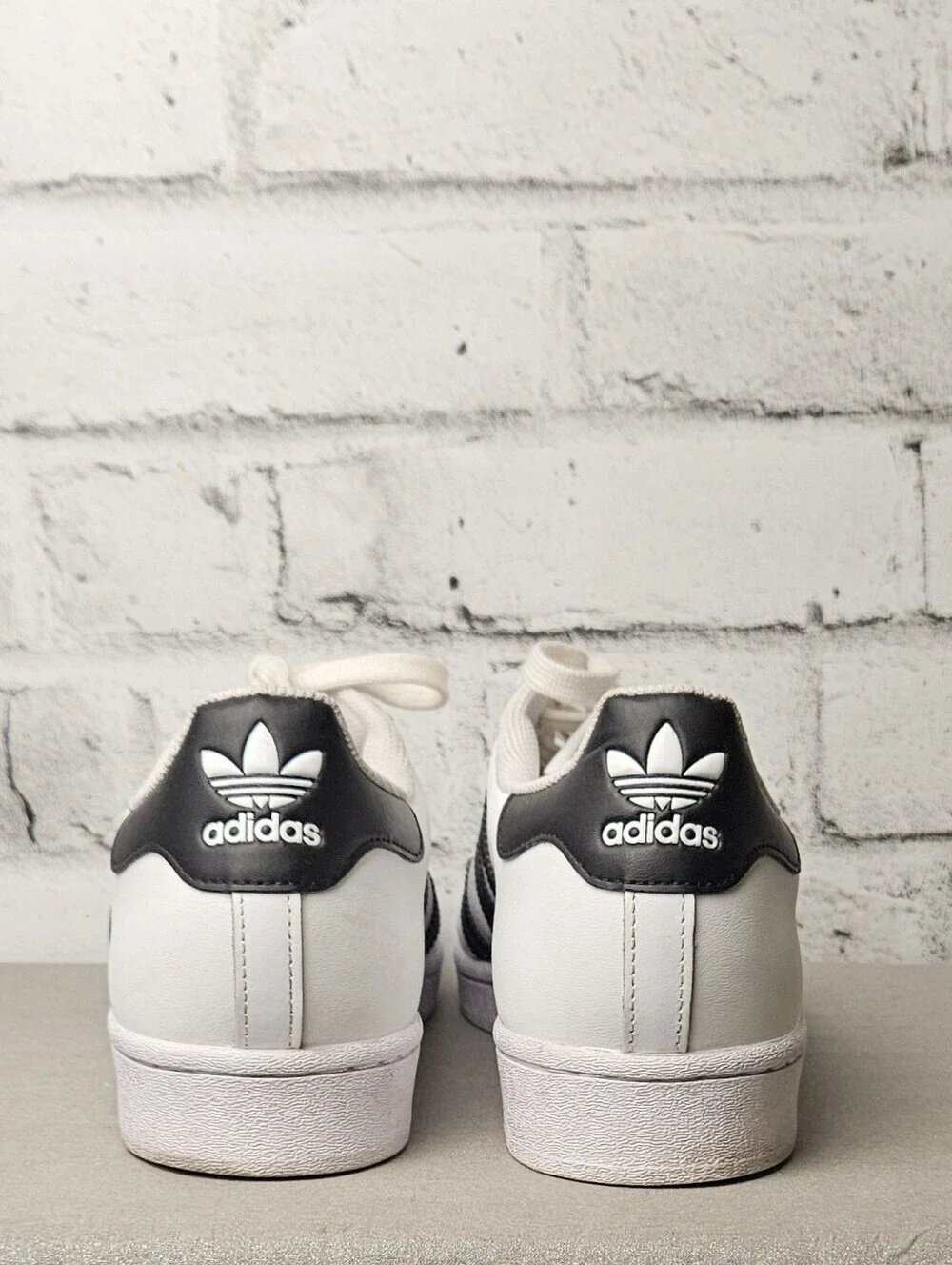 Adidas Superstar White Black Shell Toe Sneakers Mens 10.5